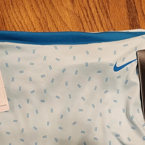 NWT Nike Golf Skirt Skort Size Medium Women's Dri-Fit UV Victory Printed Blue - Picture 11 of 13